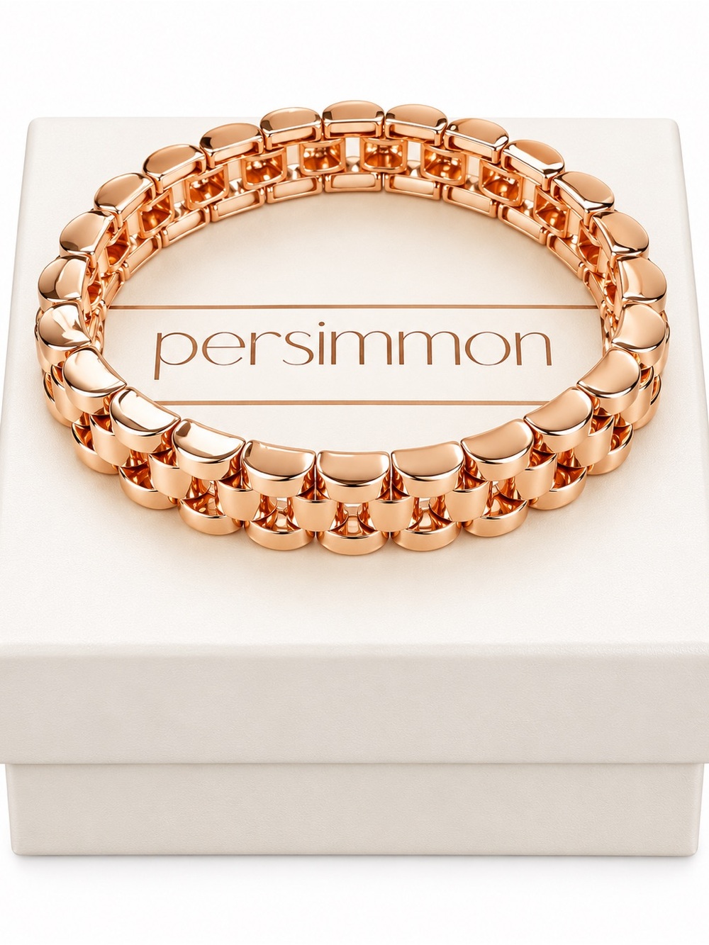 Persimmon Gold Link Bracelet